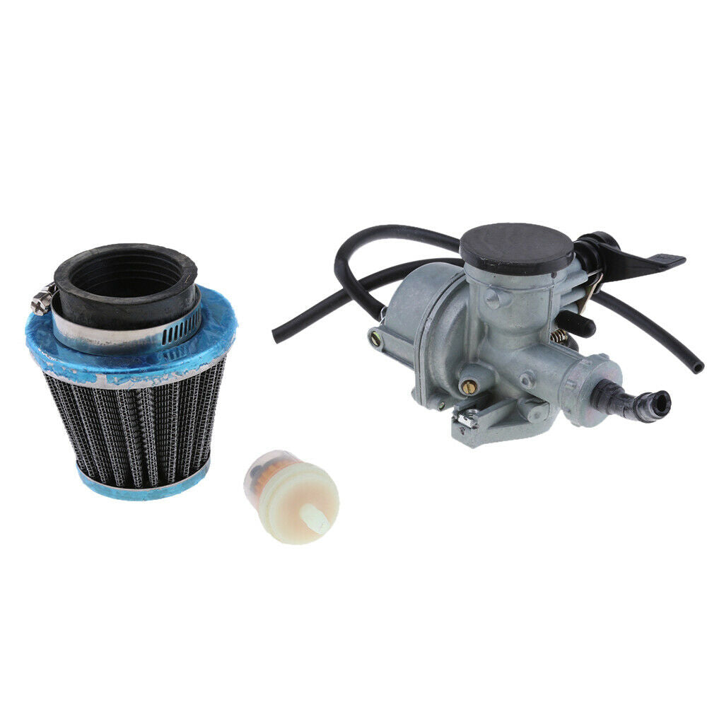 Carb Carburetor with Air Filter Oil Cup for Kawasaki KLX110 2002-2010