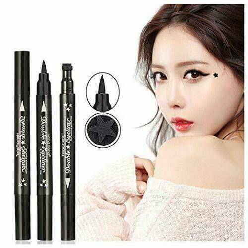 Black Winged Eyeliner Stamp Waterproof Eye Liner Pencil Liquid Pen Vamp Cat Eye.