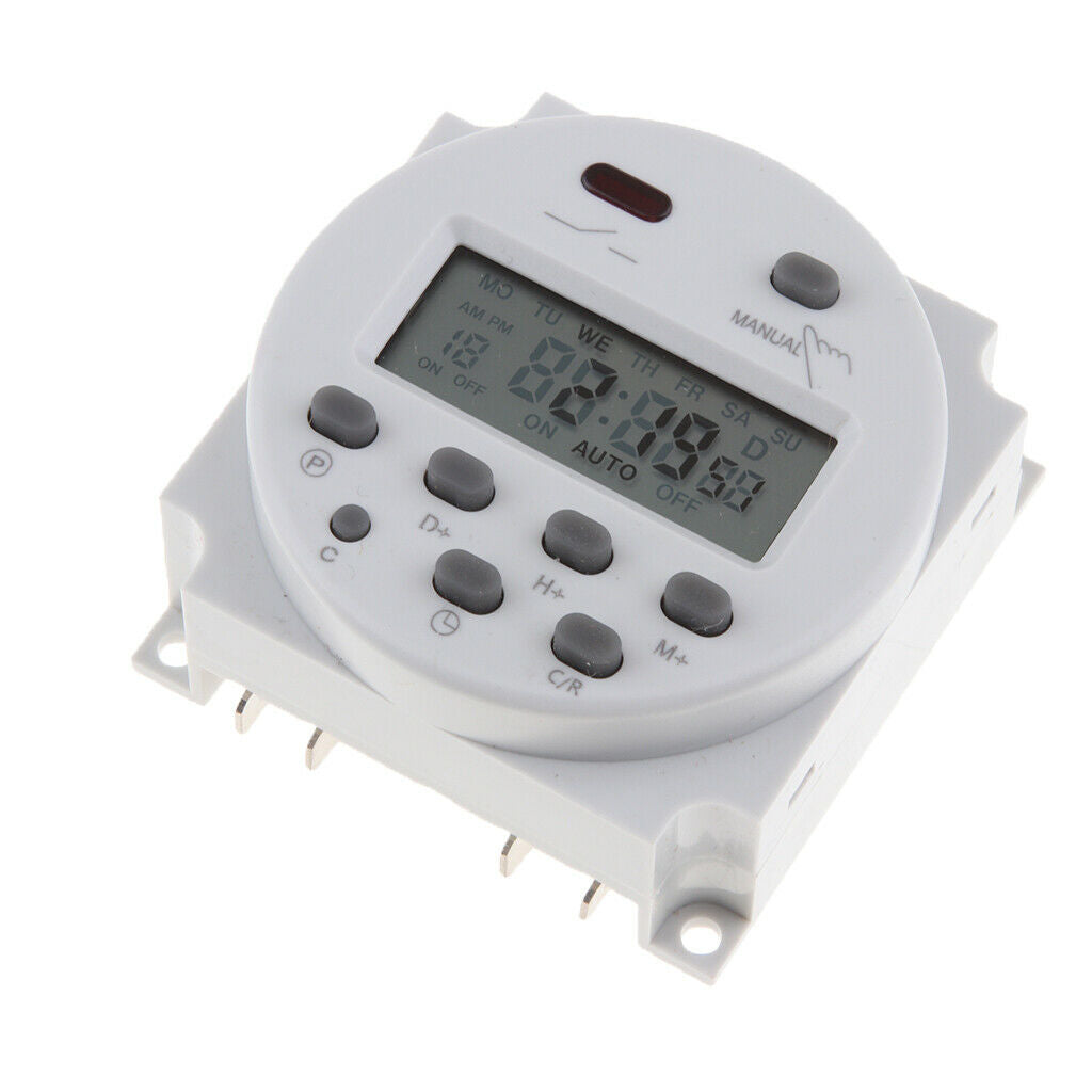 Timer Relay Switch CN101A DC12V 16A Digital LCD Programmable