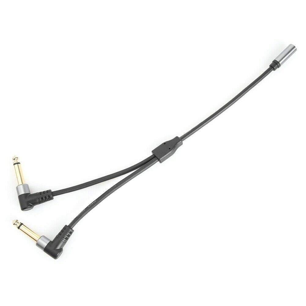 1/8 Inch Socket to 1/4 Inch Plug Y Splitter Adapter Cable 0.24M 3.5mm Female SC1