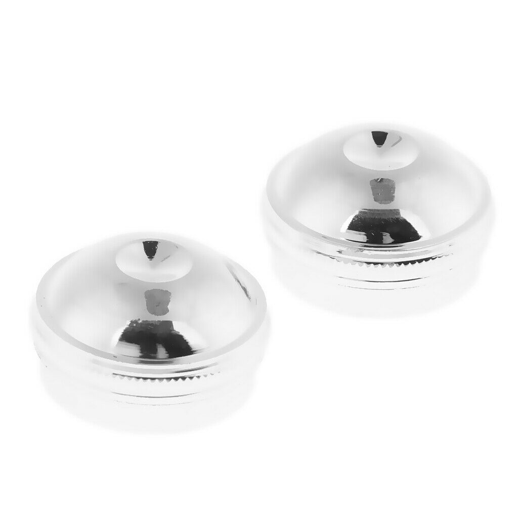 Copper Flute Head Crown Screw Caps Woodwind Parts, 2pcs/Pack
