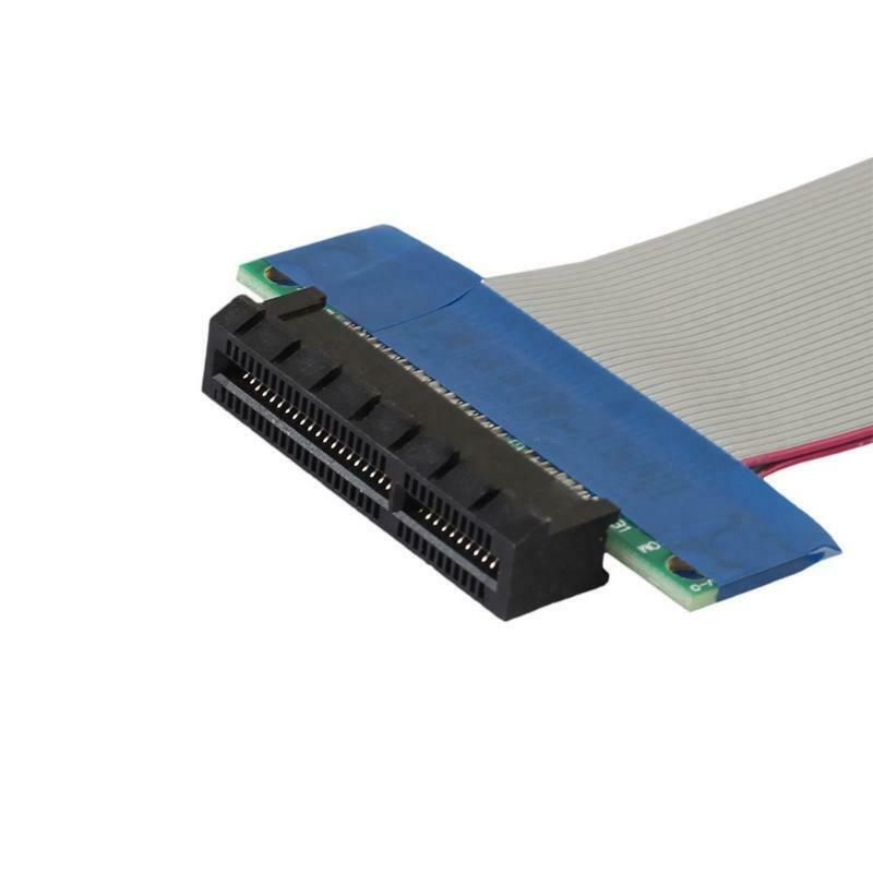 PCI E Graphics Card Extension Cable PCI-E 4X Extender Adapter Male Female Cord