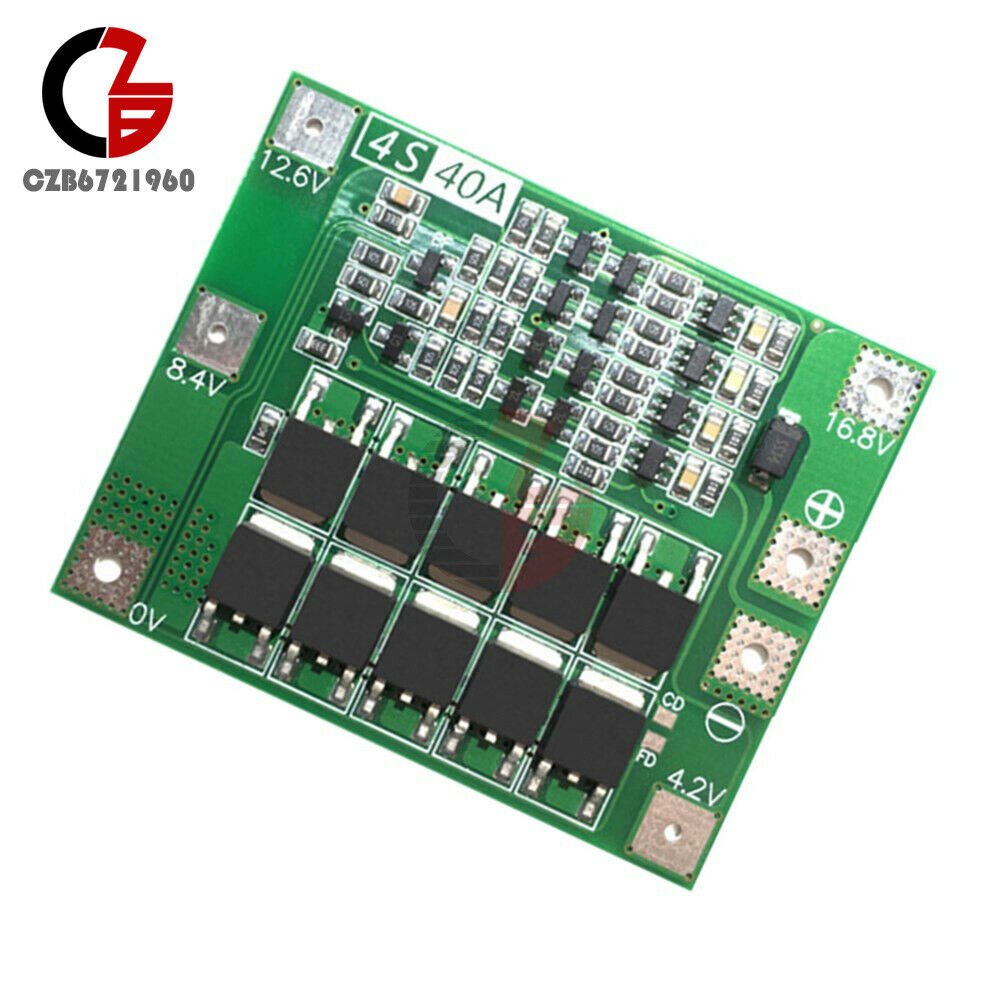 1PC 4S 40A 16.8V 18650 26650 Enhanced Li-ion Lithium Battery Protection Board