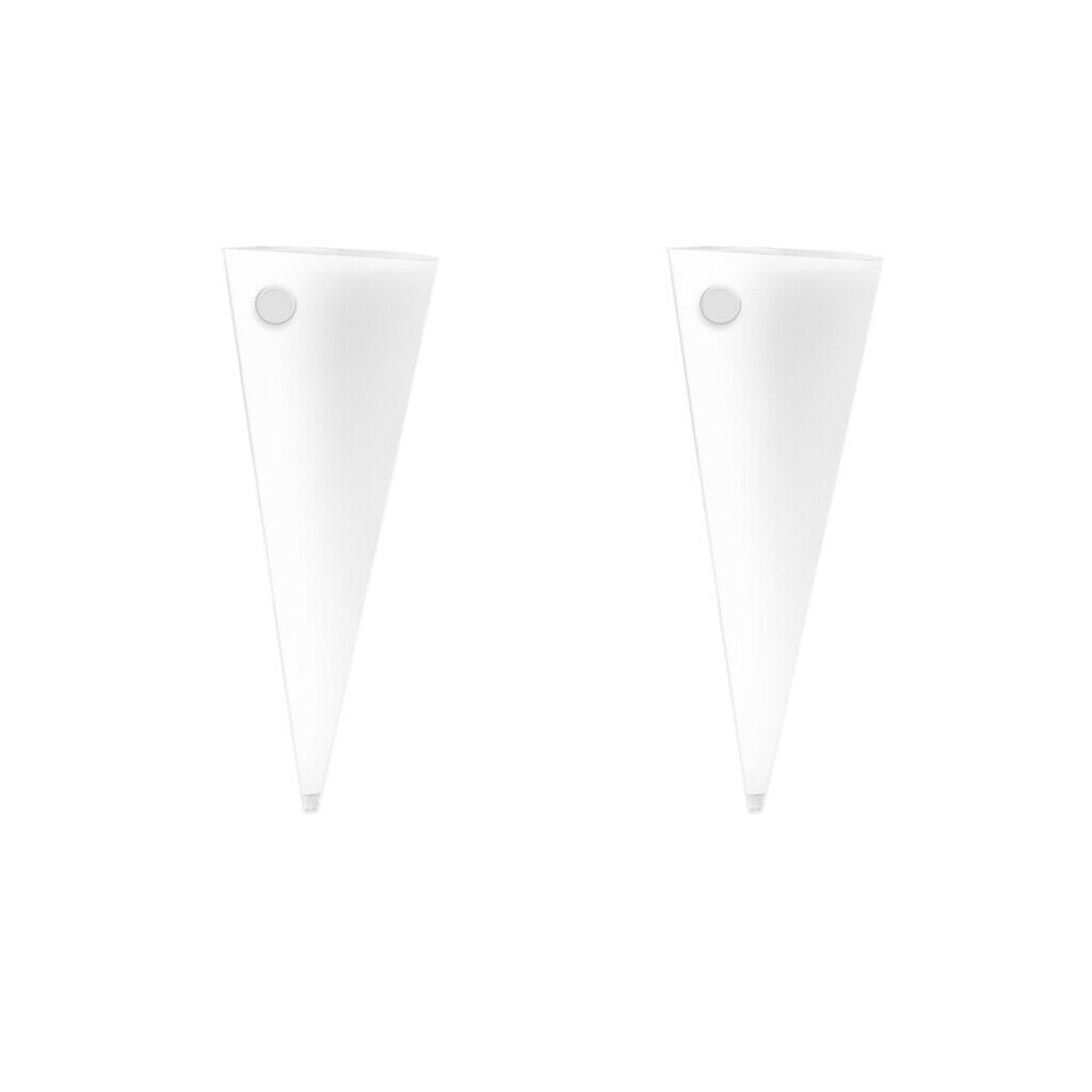 2 Pieces Planter Conoid Hanging Vase Plant Terrarium Flowerpot Office Decors