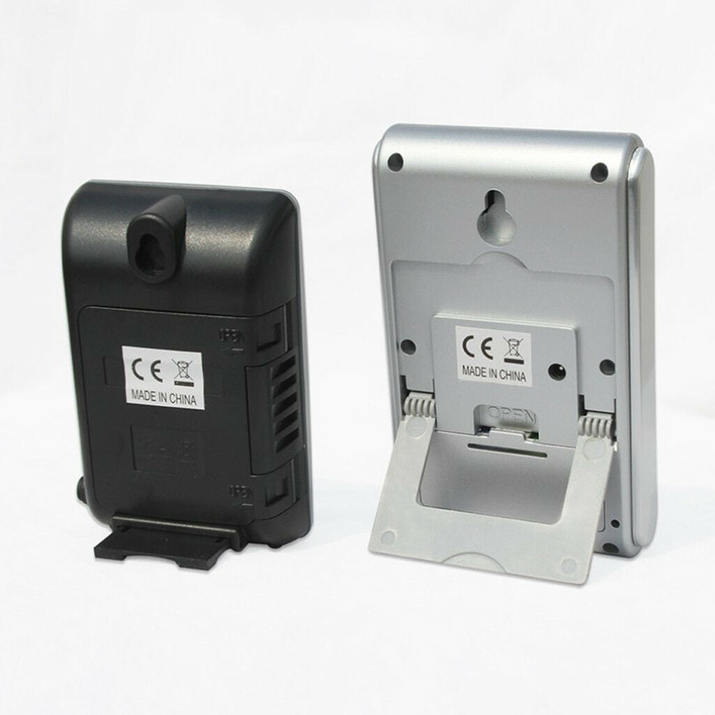 Digital Alarm Clock Wireless Forecast Station In/Out Temperature Humidity