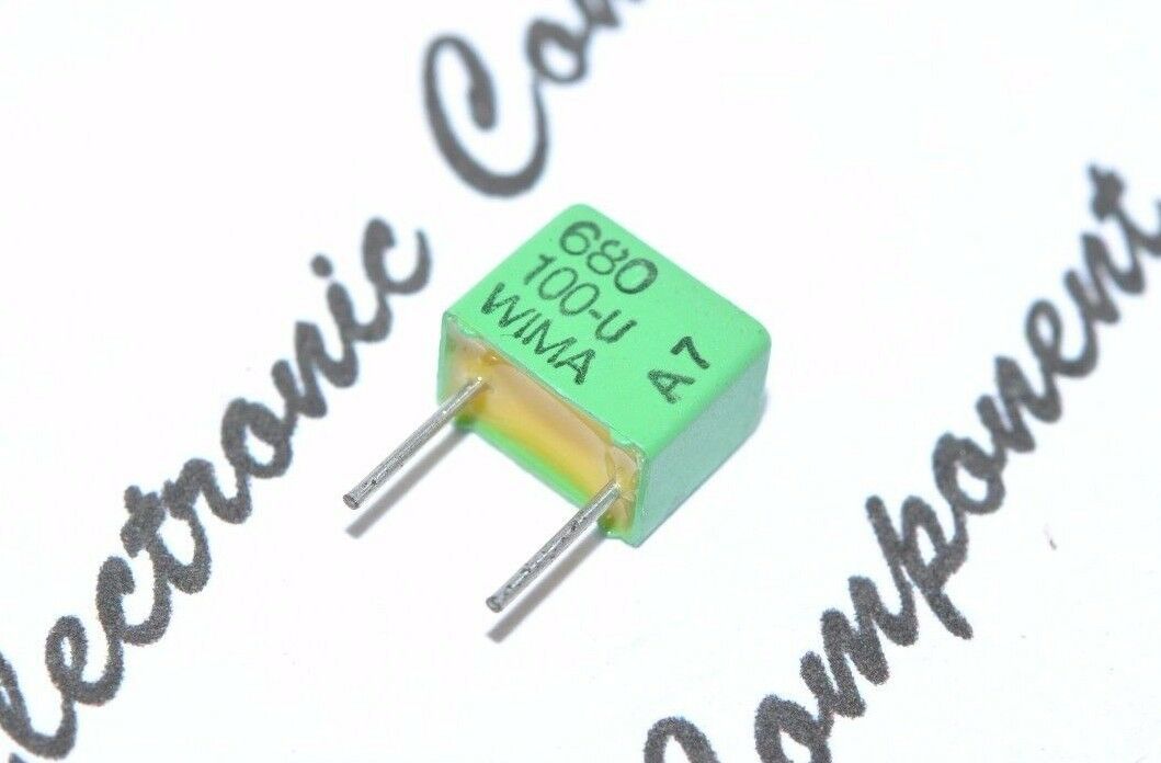 10pcs - WIMA FKP2 680P (680PF 0,68nF) 100V 2.5% pitch:5mm Capacitor