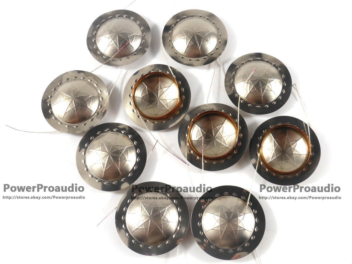 10 pcs 8 ohm Titanium dome Diaphragm Tweeters voice coil 25.5 mm ( 25.4mm )1inch