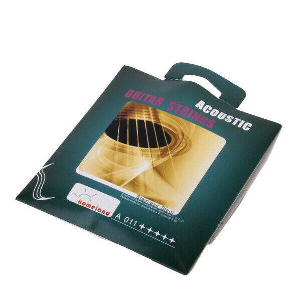Set Of 6 Strings For Acoustic Guitar Hexangular Steel Phosphorus Bronze Quality