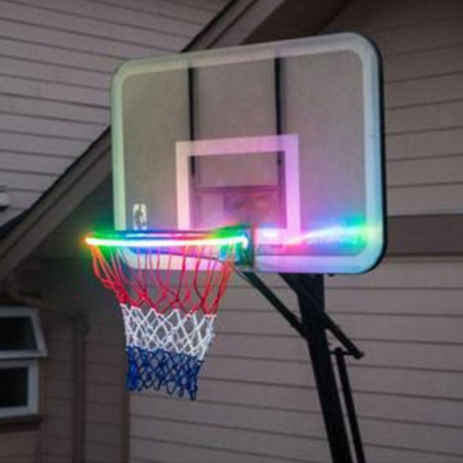 Creative Solar Basketball Hoop LED Color Lamp For Night Games And Confrontation