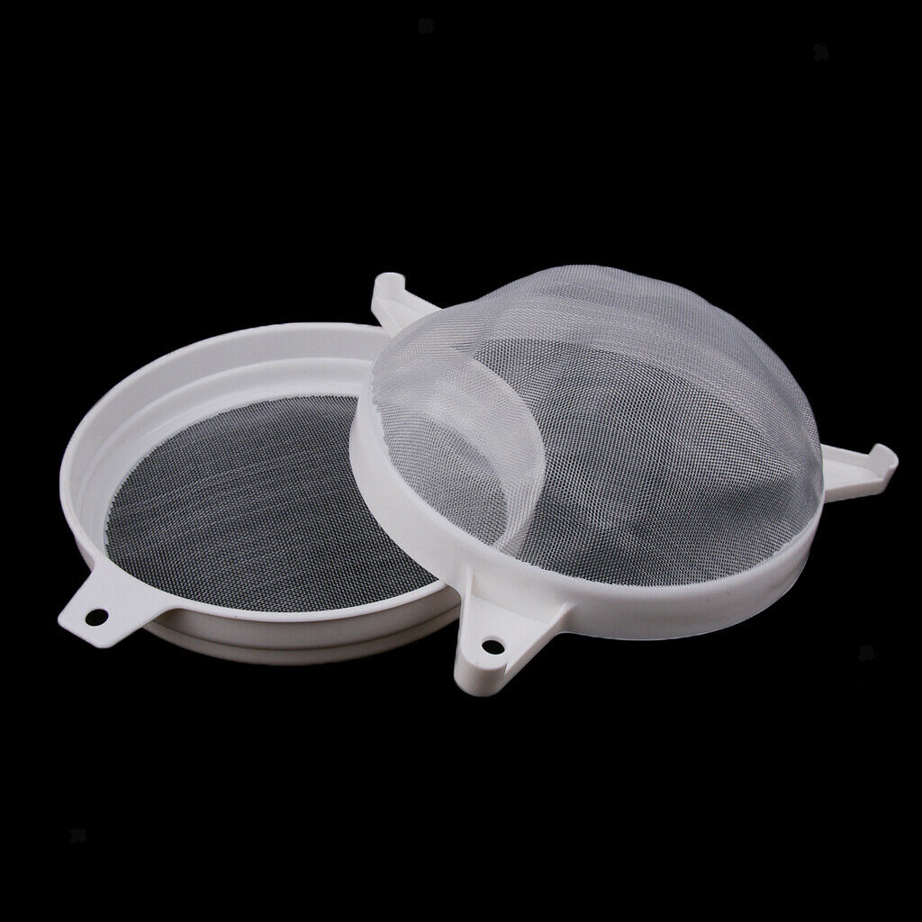 Double Layer Honey Strainer Filter Net Screen Apiary Sieve Beekeeping Tool