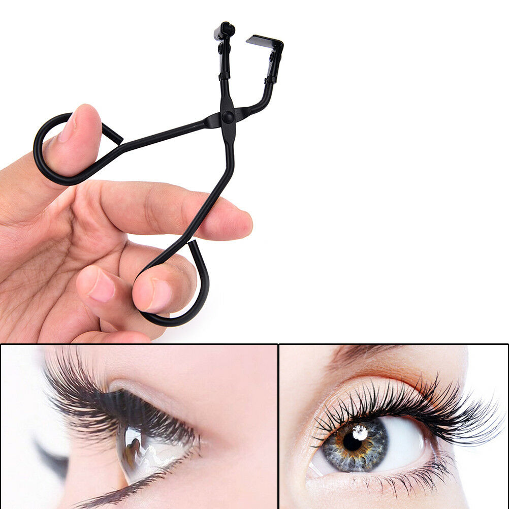 Black Lashes Curler Eyelash Curler Makeup Tool Eye Stainless CurlingClipMa.l8