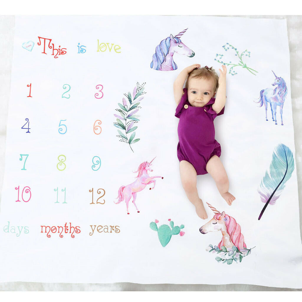 Baby Milestone Blanket Photography Background Prop