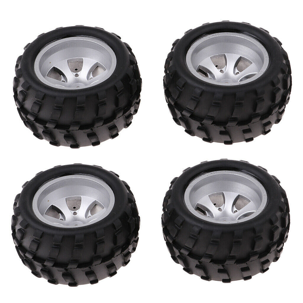 4x RC Car Rubber Right Wheel Tires Tyre for 1/18 Wltoys A979 RC Car Spare