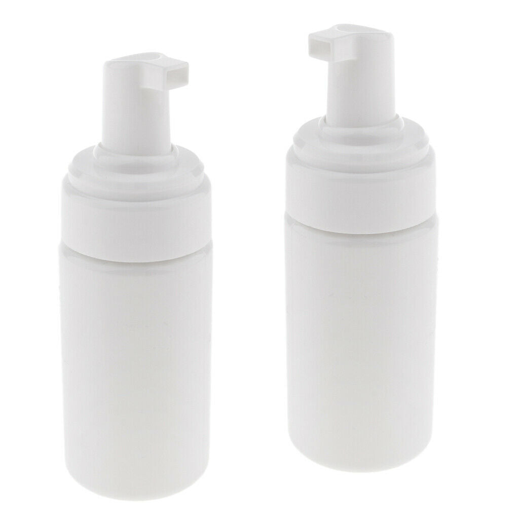 4 Pieces Foam Bottle Dispenser Soap Liquid Containers Shampoo Case 100ml