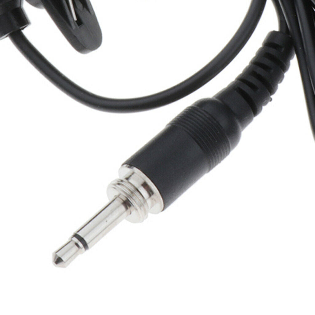 Professional 1/8" (3.5mm) Lavalier Microphone Lapel Tie Clip for DV BodyPack