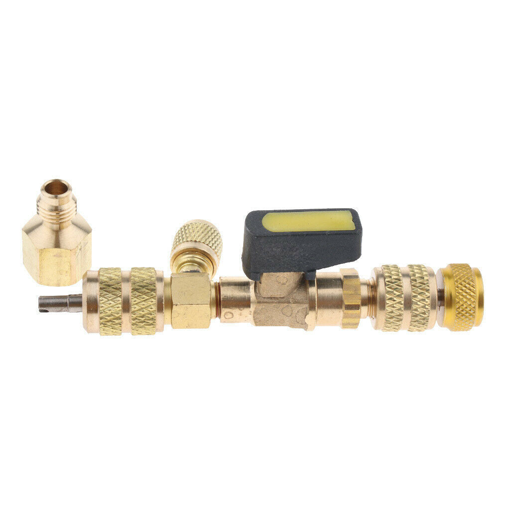 Valve Core Remover/Installer Tool with Dual Size SAE 1/4&5/16 Port for HVAC