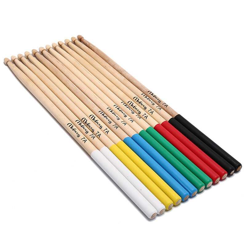 1 pair 40.6cm drum sticks 7a wood drum sticks for beginner and childrenS NkX SJ