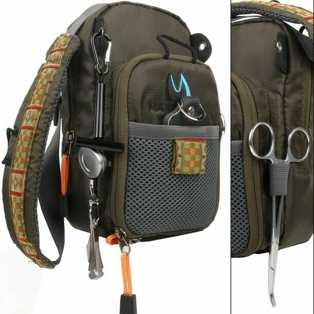 Fly Fishing Chest Bag Lightweight Chest Pack Outdoor Sports Pack Multi-purpose