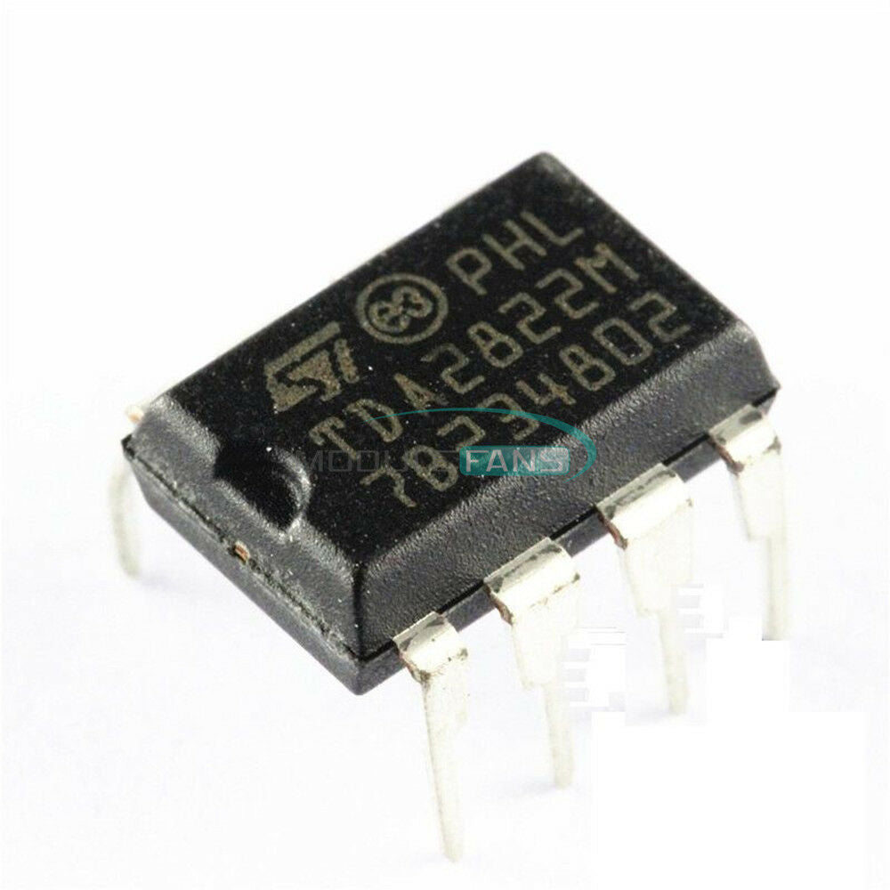 50PCS IC TDA2822M SCS2822 12V DIP-8 TDA2822 VOLTAGE POWER AMPLIFIER