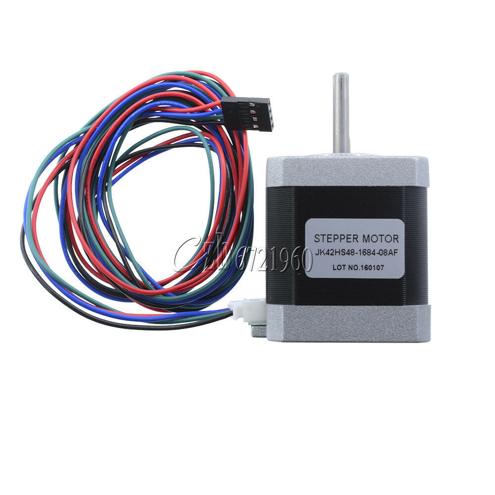 JK42HS48-1684 1.8 Degree 42mm 2A 12V NEMA17 2 Phase Hybird Stepper Motor