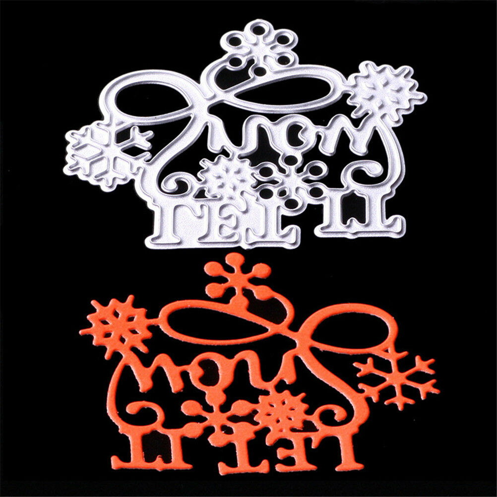 let it snow metal cutting die scrapbooking photoalbum*embossing stencil cr.l8