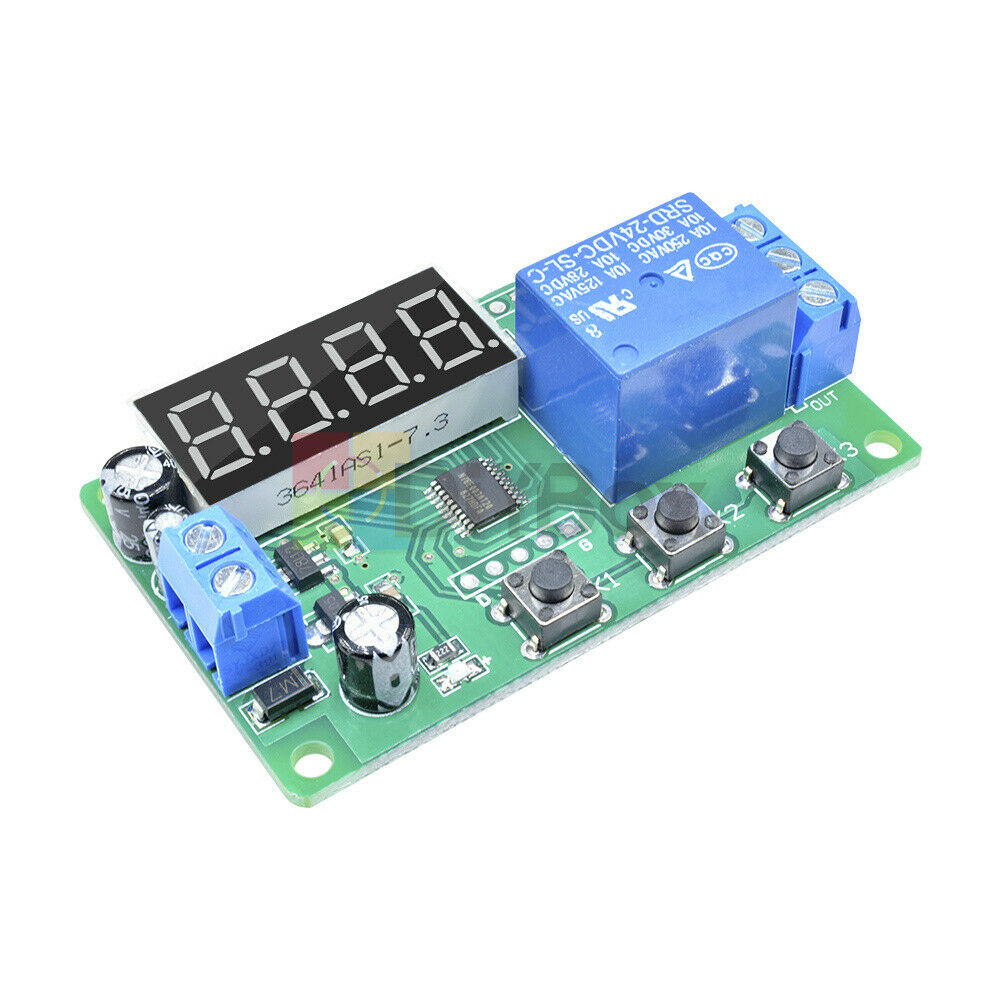 DC 24V Display LED Timer Relay Programmable Board Module Delay Switch Control