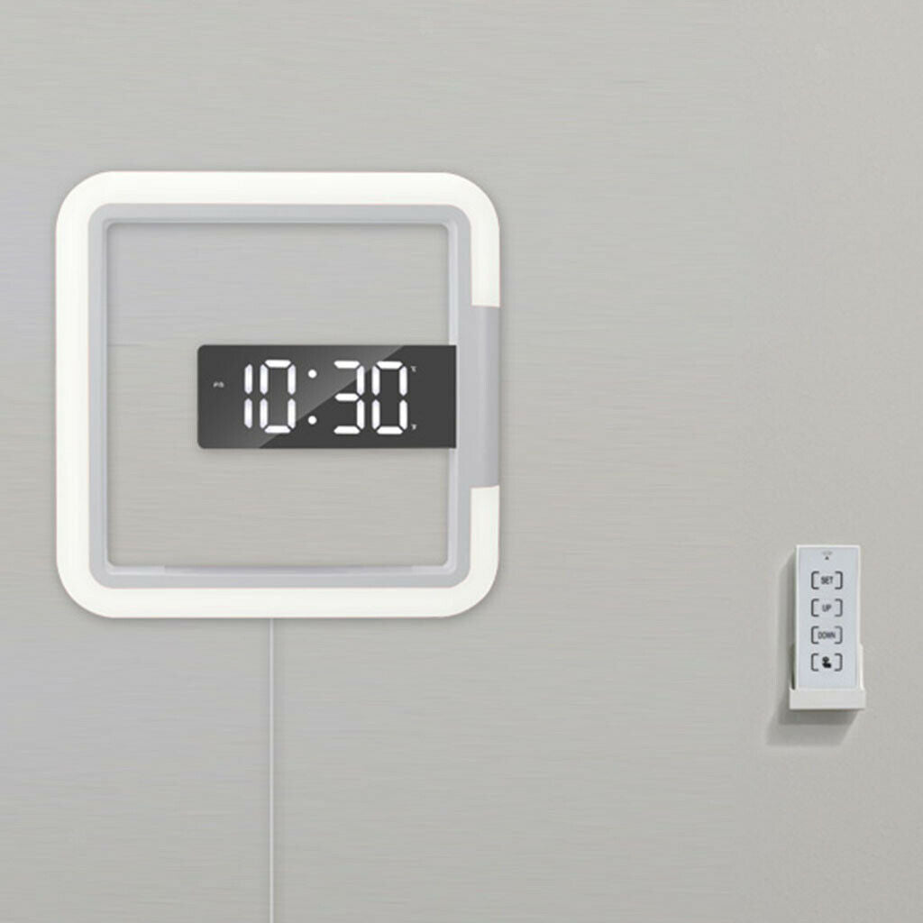 11 inch Digital Wall Clock Creative Remote Control Bedroom Clock Clocks