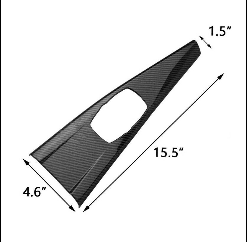 Inner Multimedia Panel Frame Cover ABS Trim ForÂ 14-18 BMW M3 F80 Carbon Fiber