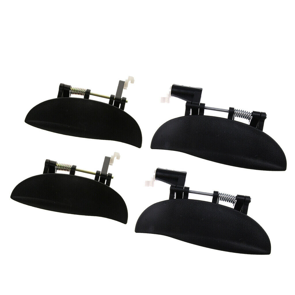 1 Pair Auto Door Handles Left - Right Side Exterior Compatible for Hyundai