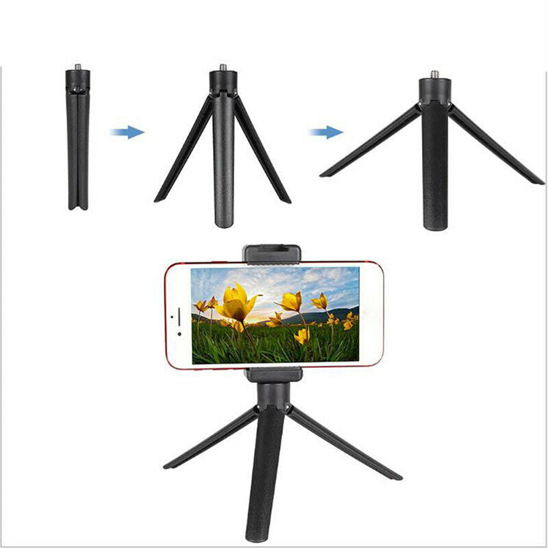 Mini Handheld Tripod Stand Base Desktop Phone Stabilizer Holder for Phone.l8