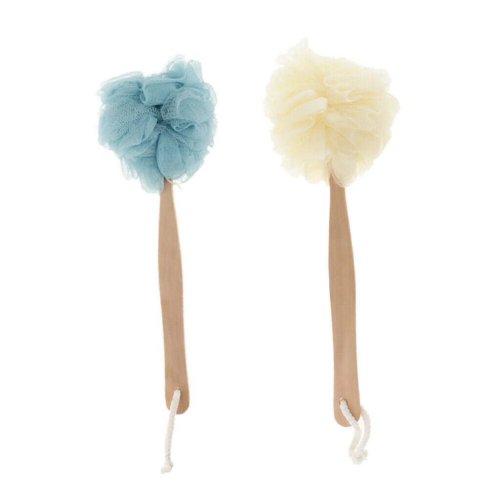 2 pcs 36cm Bath Sponge Back Scrubber Puff Scrubber for Body Relaxation Body