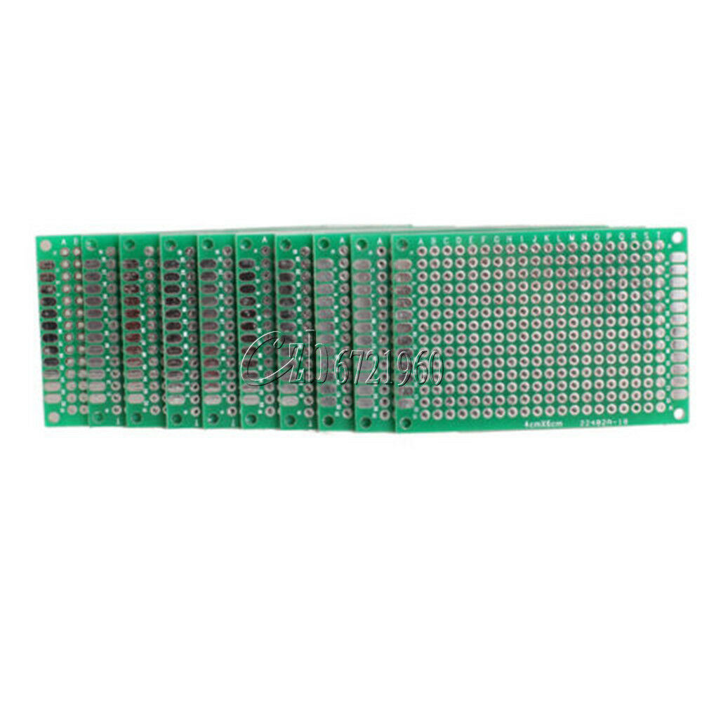 5PCS Double Side Prototype PCB Bread board Tinned Universal 4x6 cm 40x60 mm FR4