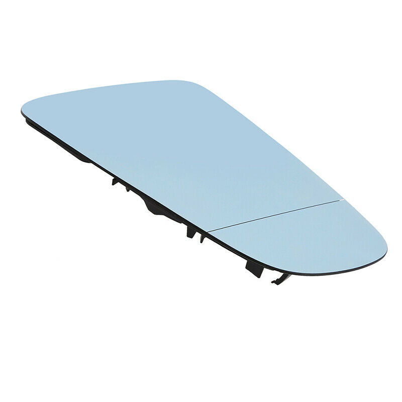 Mirror Glass w/ Backing Heated Left Side Blue for Audi A4 B6 B7 Sedan 2002-2008