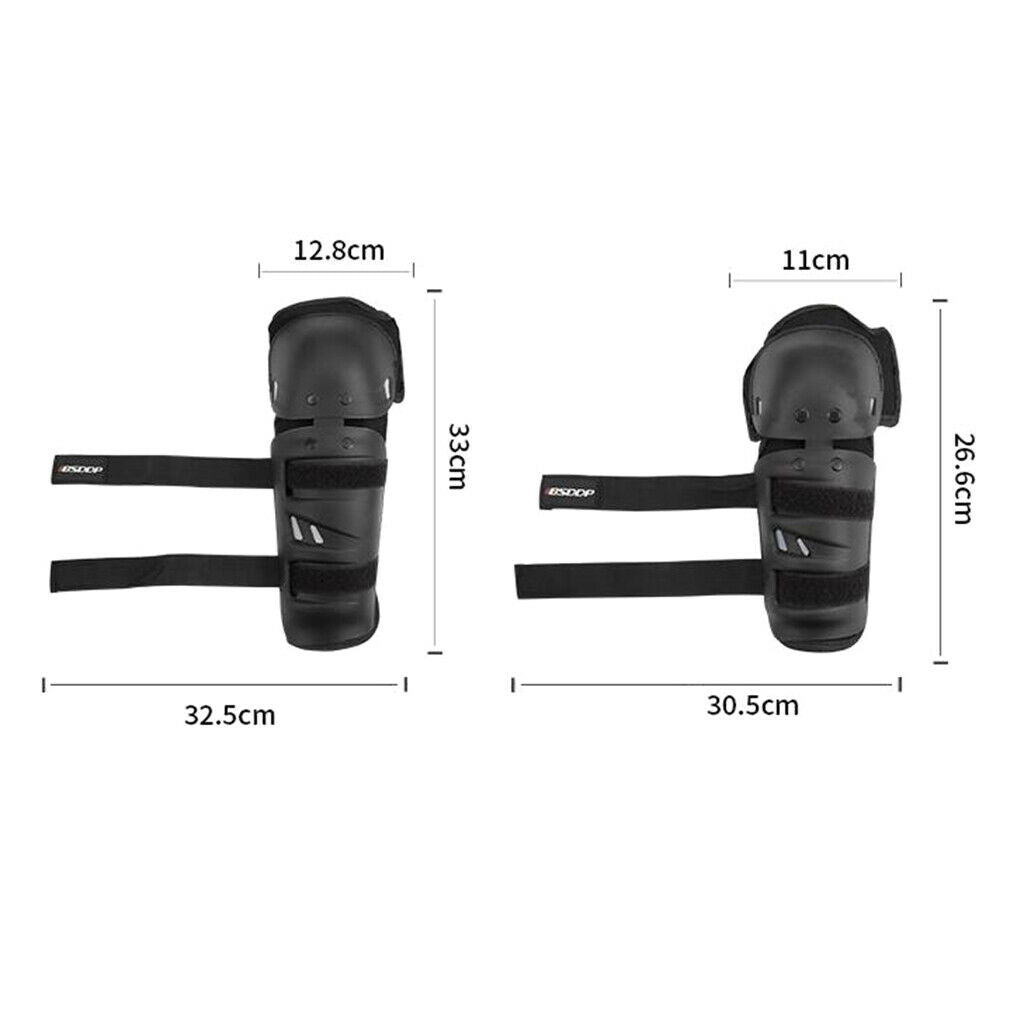 Elbow Knee Shin  Gear Guard Pad Protector Riding Motorcycle