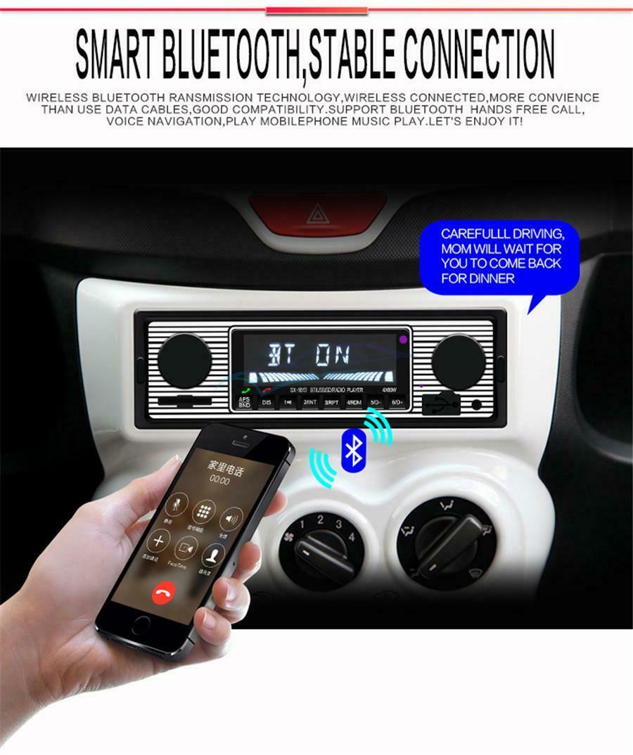 4-CH High Power Car Bluetooth Stereo Radio MP3 Player USB / SD / FM / WMA / WAV