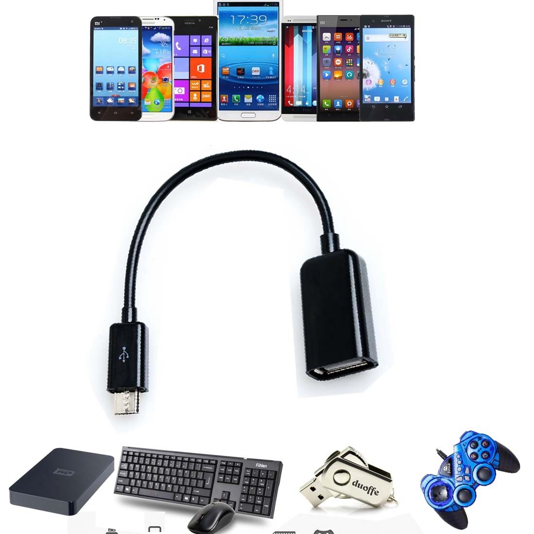 USB sx OTG AdaptorÂ Adapter Cable For Kocaso Android TabletÂ MID M736 b M736w