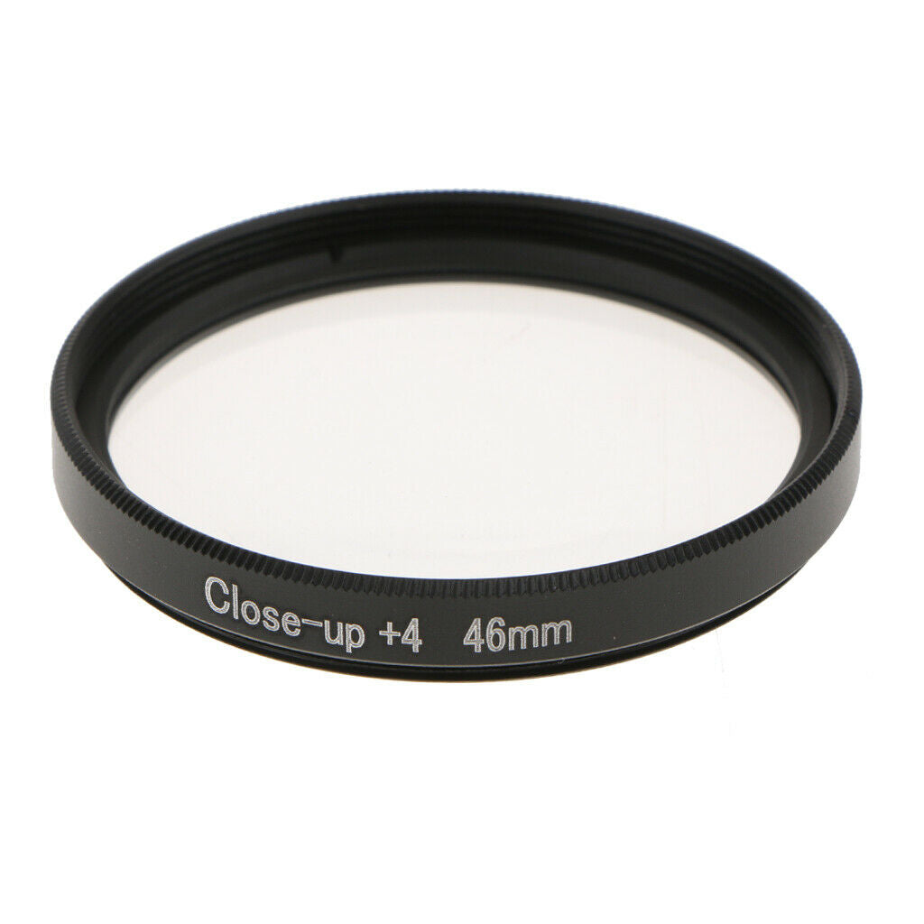 Filter Ring +4 Macro Lens Made of Optical Glass for DSLR -46mm