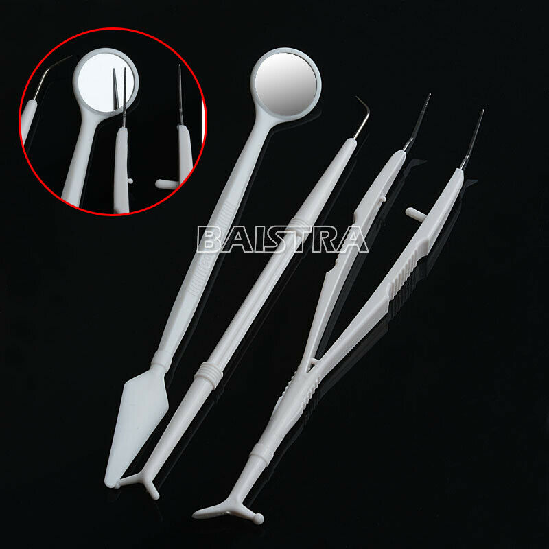 50Bags Dental Disposable Instruments Set-Mirror Plier & Explorer Set # AZDENT CA