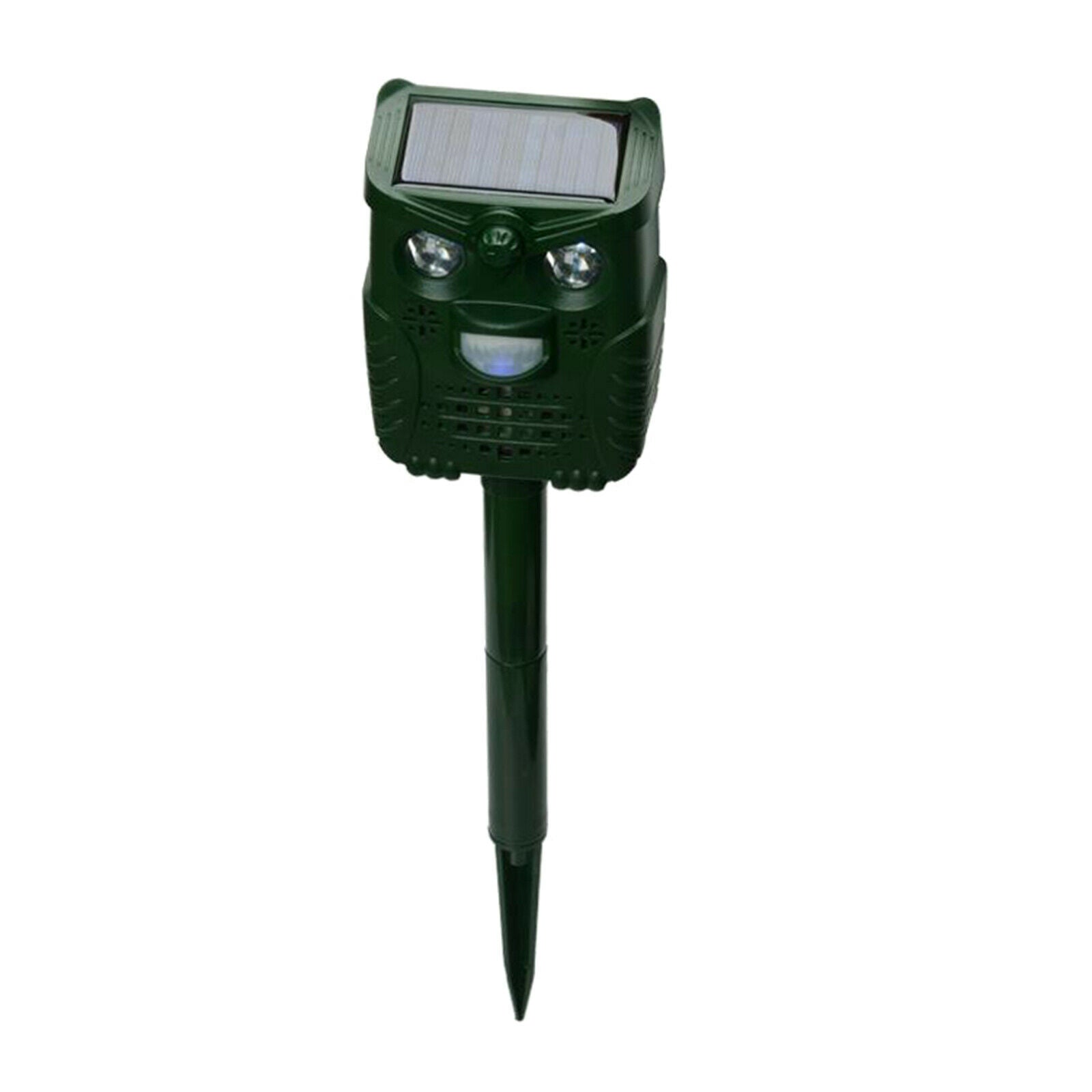 Solar Ultrasonic Bird Animal Repeller Raccoon Cat Scarer Deterrent Control