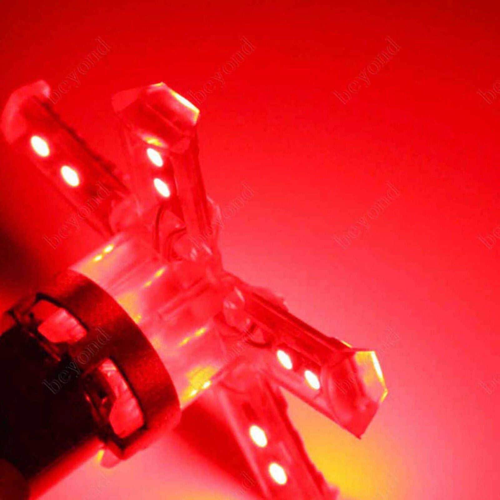 1156 BA15S P21W Car Auto Red LED Spider 5-ARM Brake Tail Reverse Light Bulb Lamp
