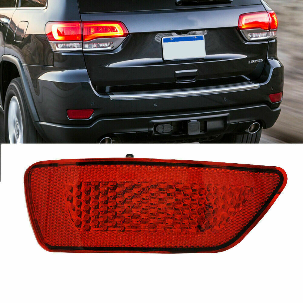 Fit Jeep/Dodge 2011-2018 Left Driver Side Rear Bumper Fog Light Lamp Reflector