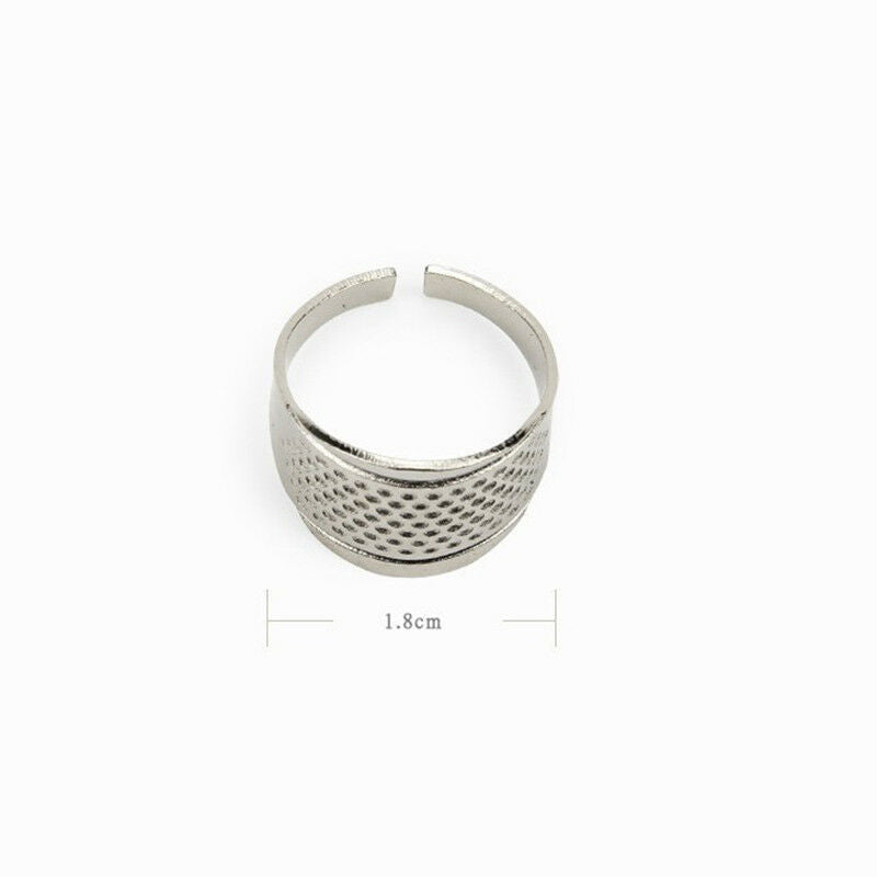 3x Metal Thimbles Traditional Adjustable Ring Tailor Sewing Quilting Home Supply