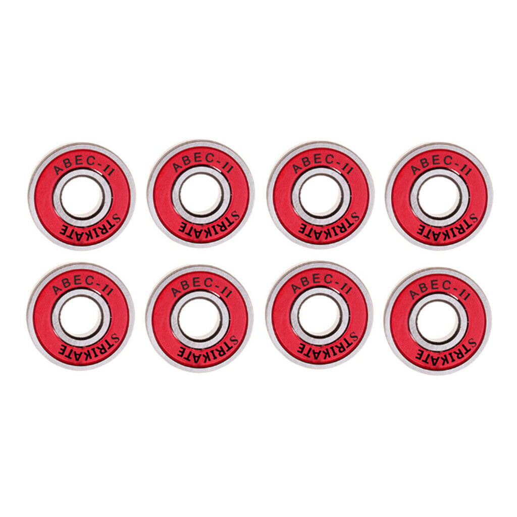 608RS Frictionless ABEC-11 Skateboard Bearing Rolling Bearings Bearing Red