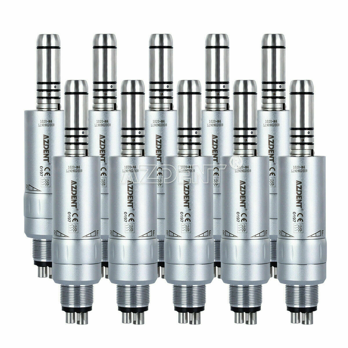 Dental Low Speed Air Motor Handpiece Connector Inner Water 4 Holes AZDENT