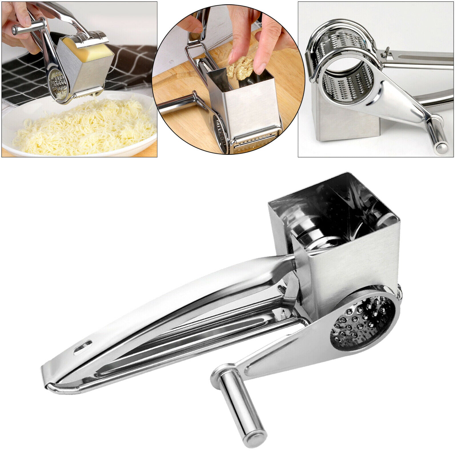 Cheese Grater Grinder Crushed Nuts Peanut Chocolate Ginger Crusher Gadgets