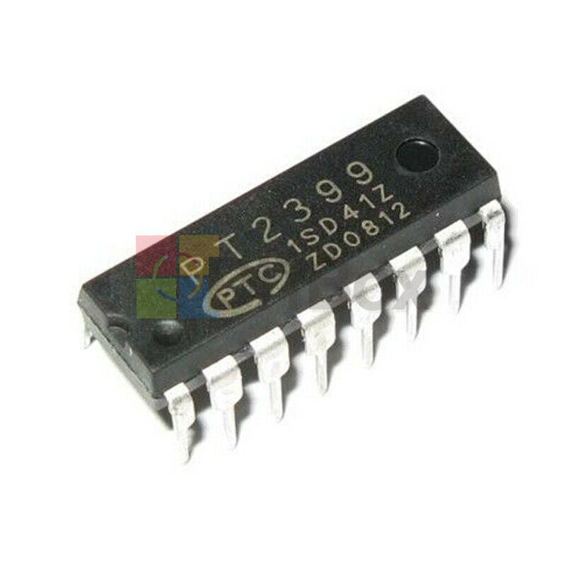 10Pcs PT2399 DIP-16 Audio Digital Reverb Processing Circuit Chip TOP
