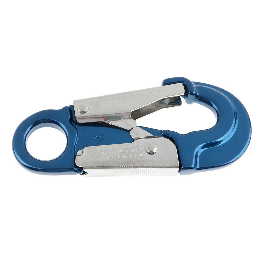 Climbing Aluminum Alloy Forged Double Lock Captive Eye Snap Hook, 25KN