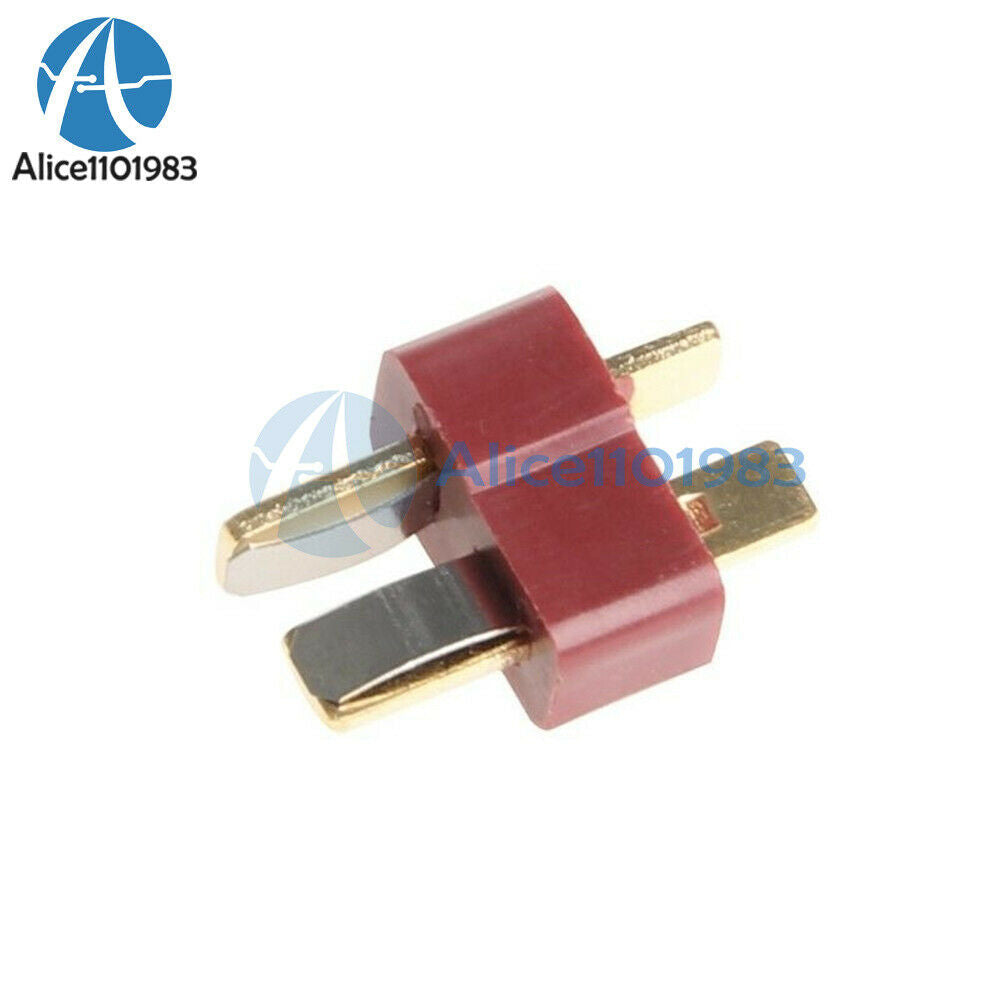 20 Pairs Ultra T-Plug Connectors Deans Style Male Female +Shrink Tube Red Black