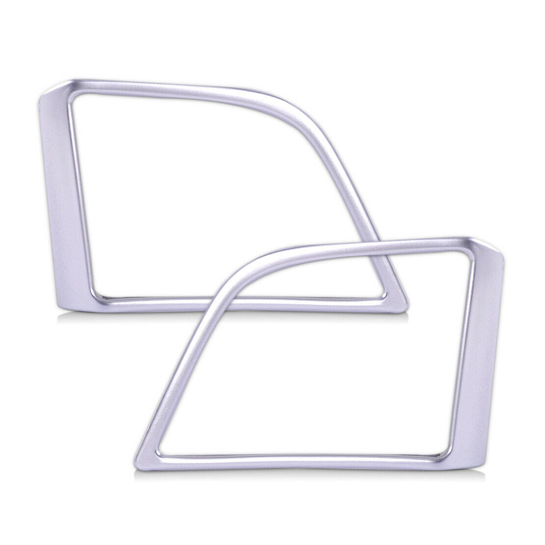 2x Chrome Steering Wheel Panel Cover Insert Trim Fit for Hyundai Tucson 15-17 An