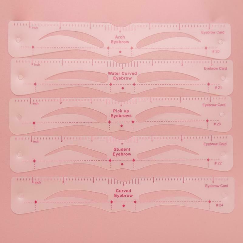 Eyebrow Stencils Kit 24 Pieces Eyebrow Shaping Tool Eyebrow Grooming Trimmer Kit